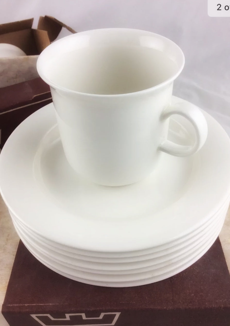 Arctica Coffee Cups and Saucers designed by Inkeri Leivo
