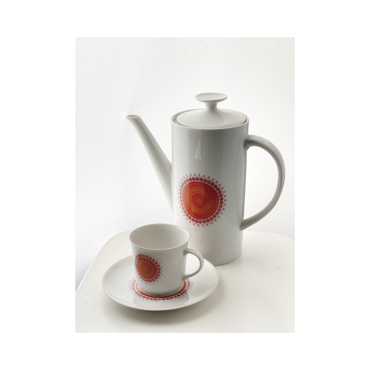Beautiful 1960s Pop Designed Coffee Set, Winterling Bavaria