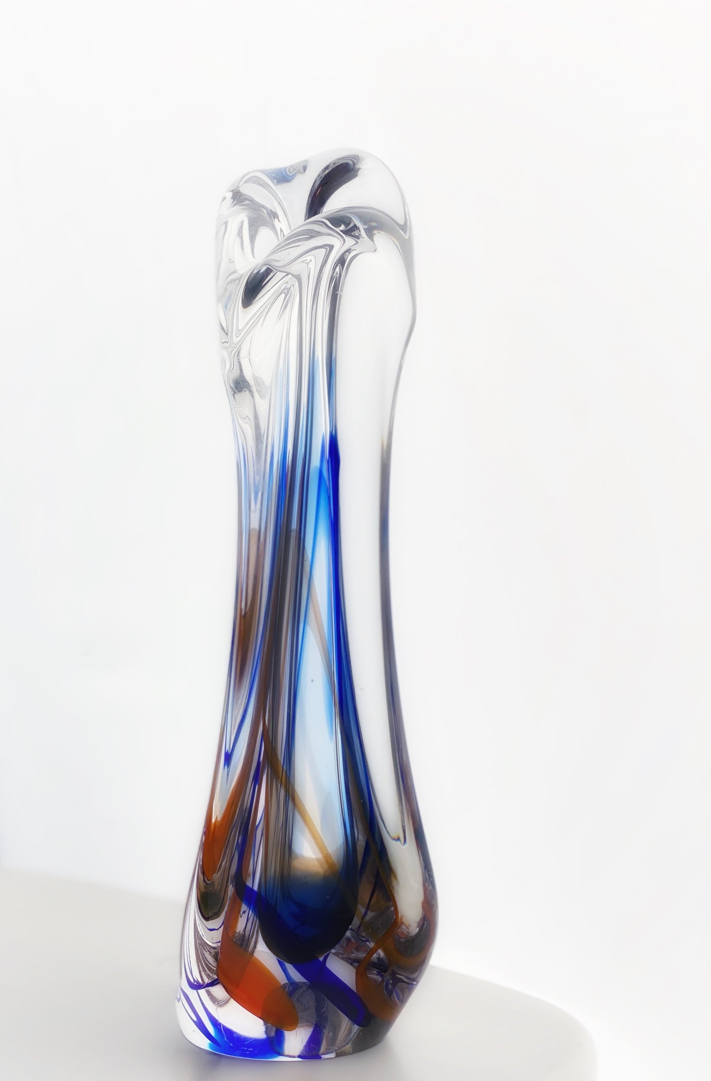 Vase by Max Verboeket for Maastricht Kristalunie
