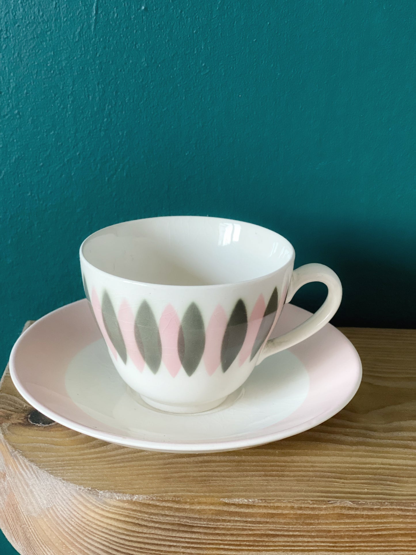 Royal Copenhagen Aluminia Ida Coffee Cups 1959