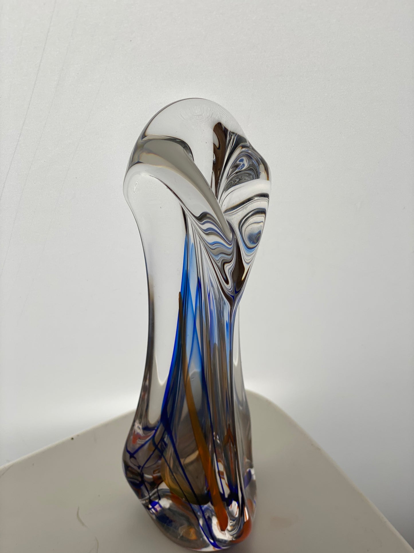 Vase by Max Verboeket for Maastricht Kristalunie