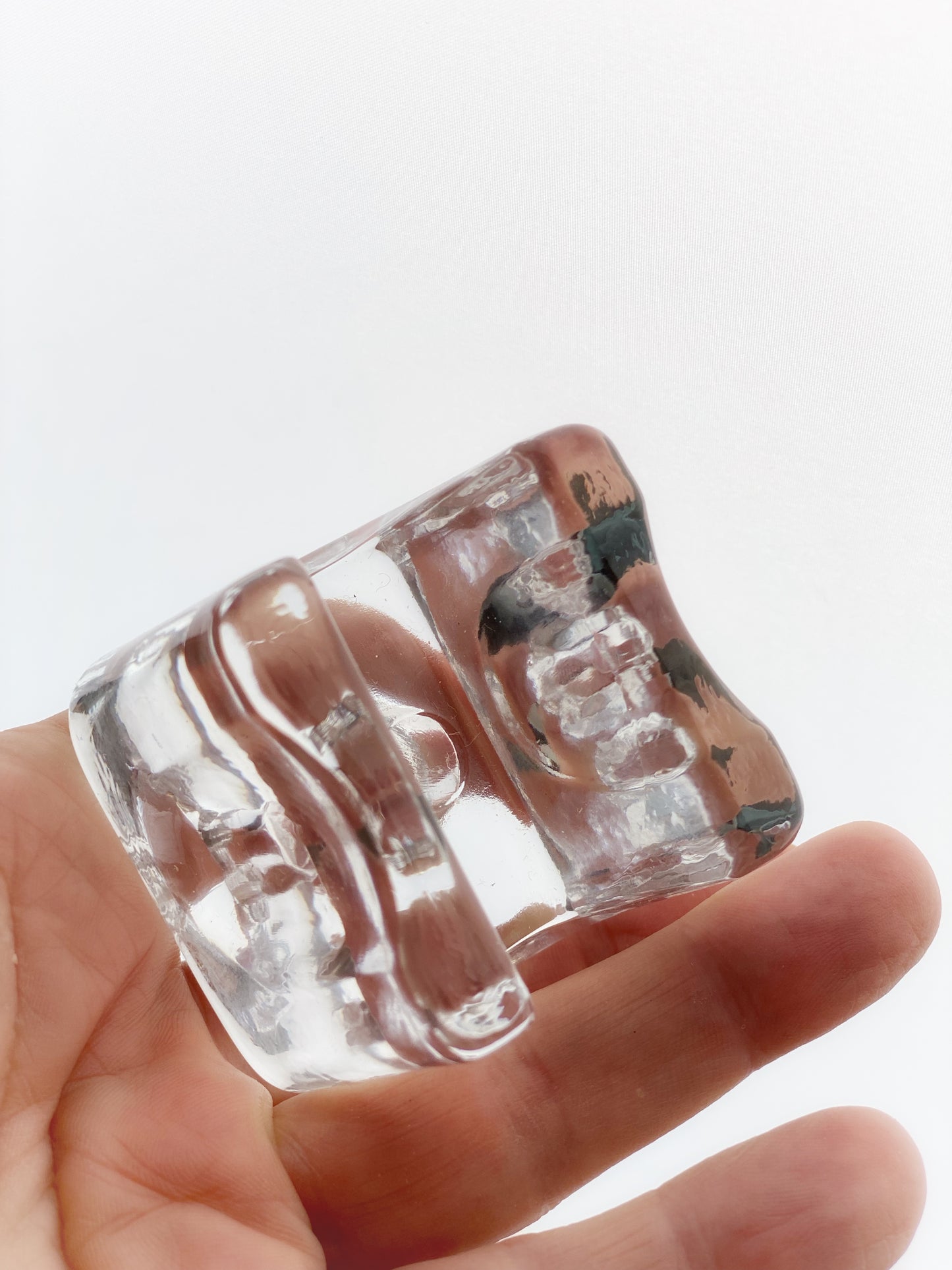 Timo Sapaneva Ri-Jalka Candle Holders / Napkin Rings, Juhava Oy Finland