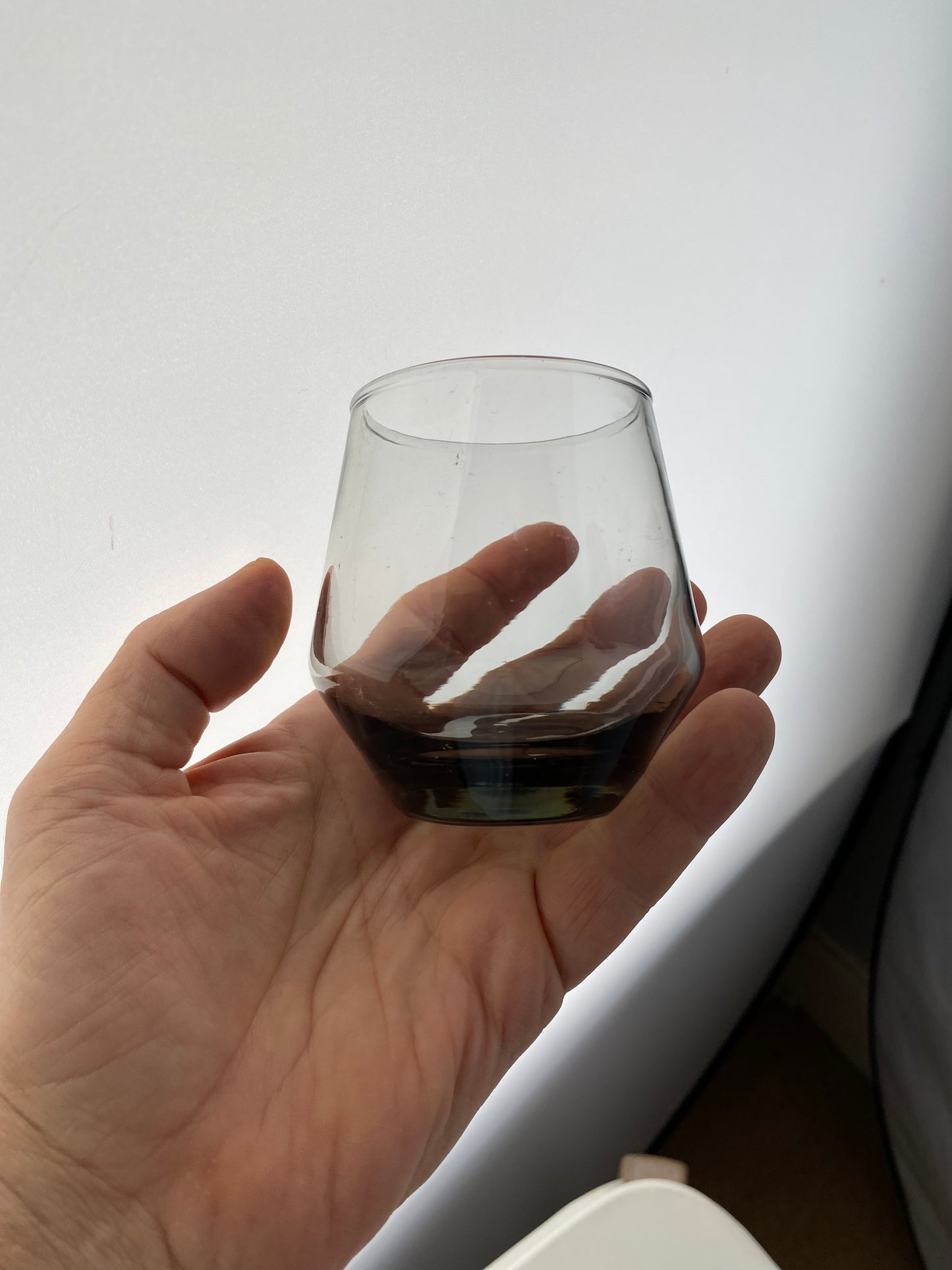 Scandinavian Smoked Glass 1970s Tumblers