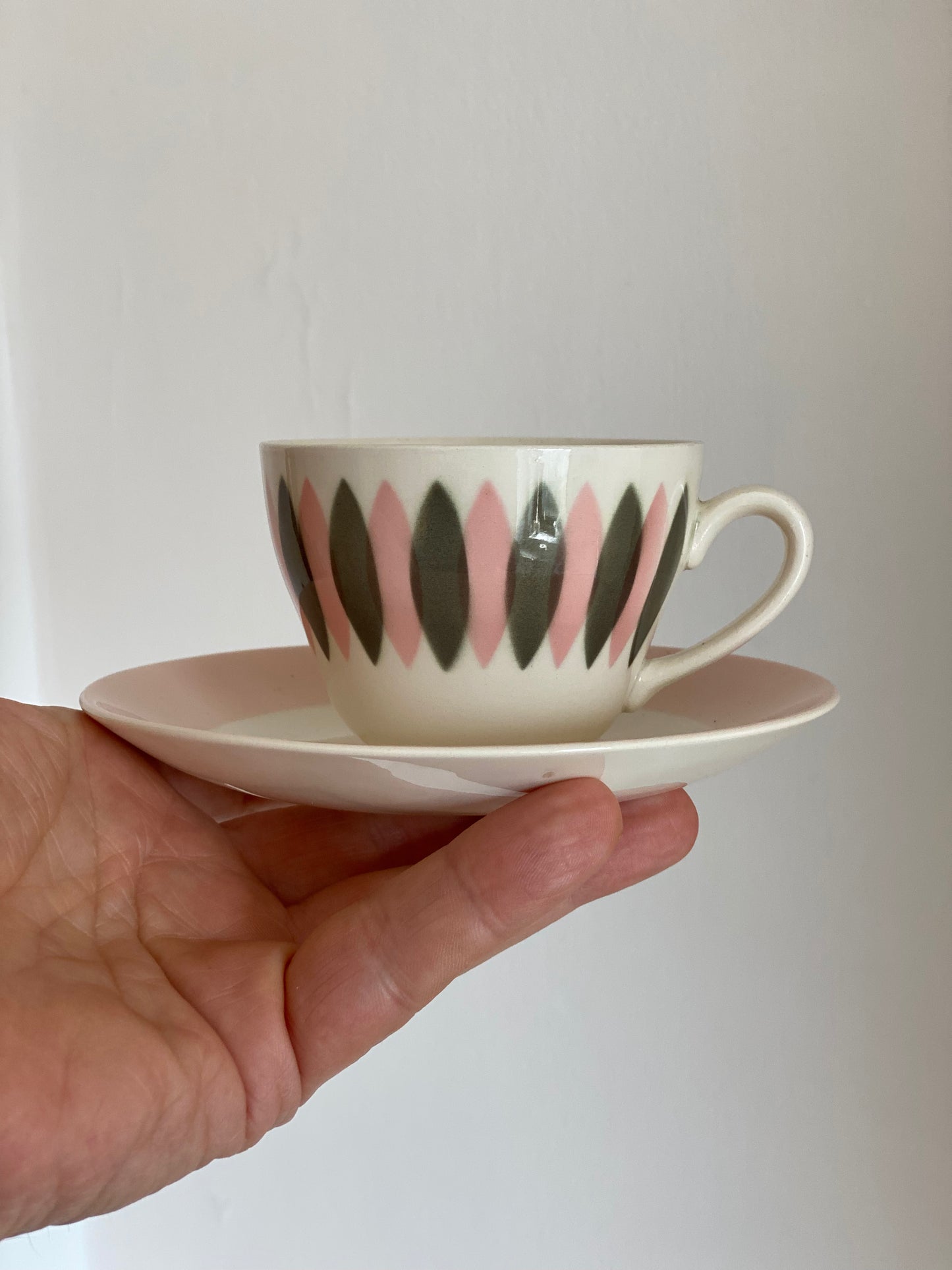 Royal Copenhagen Aluminia Ida Coffee Cups 1959