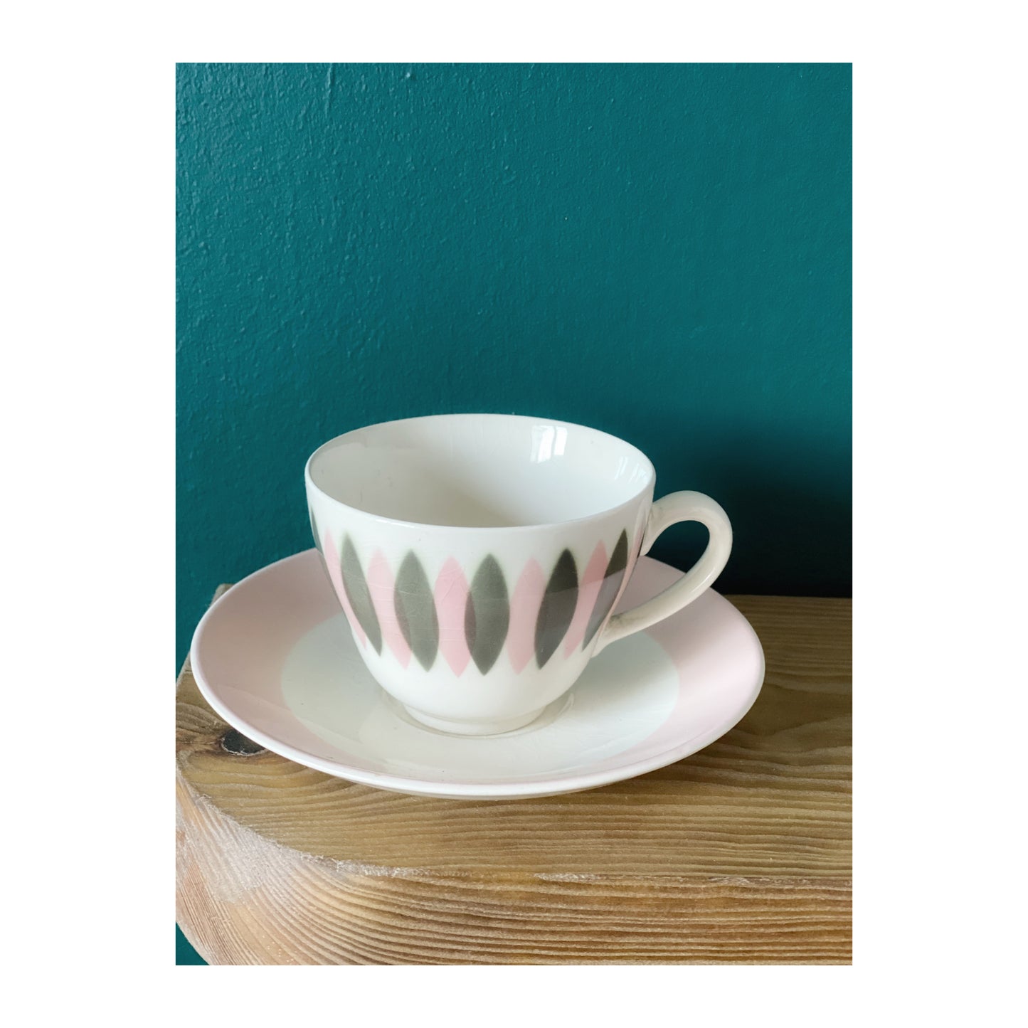 Royal Copenhagen Aluminia Ida Coffee Cups 1959