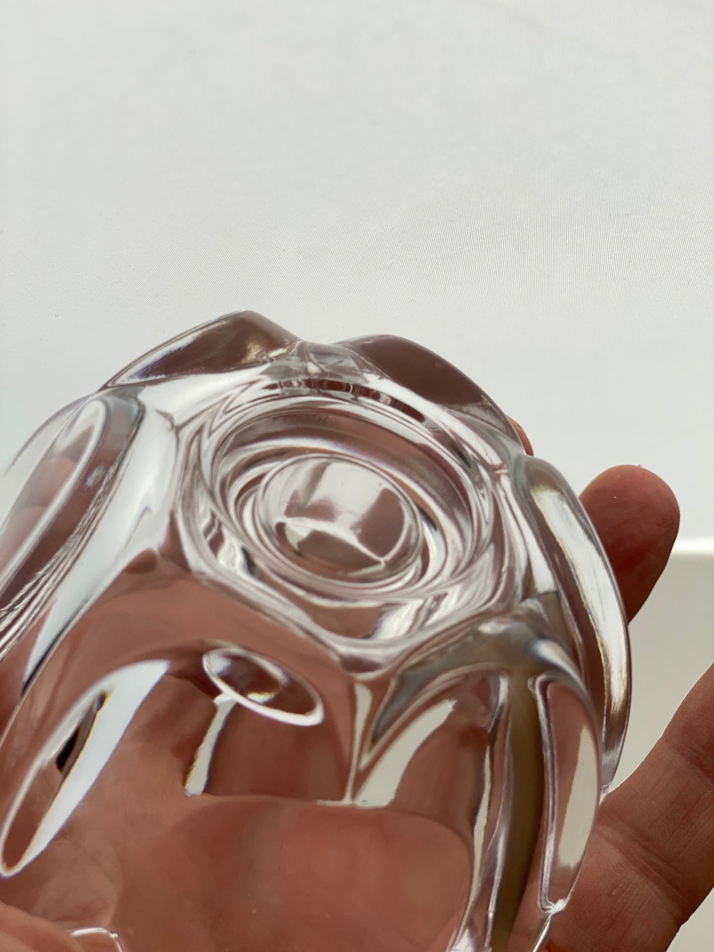 Orrefors Candleholder by Lars Hellsten