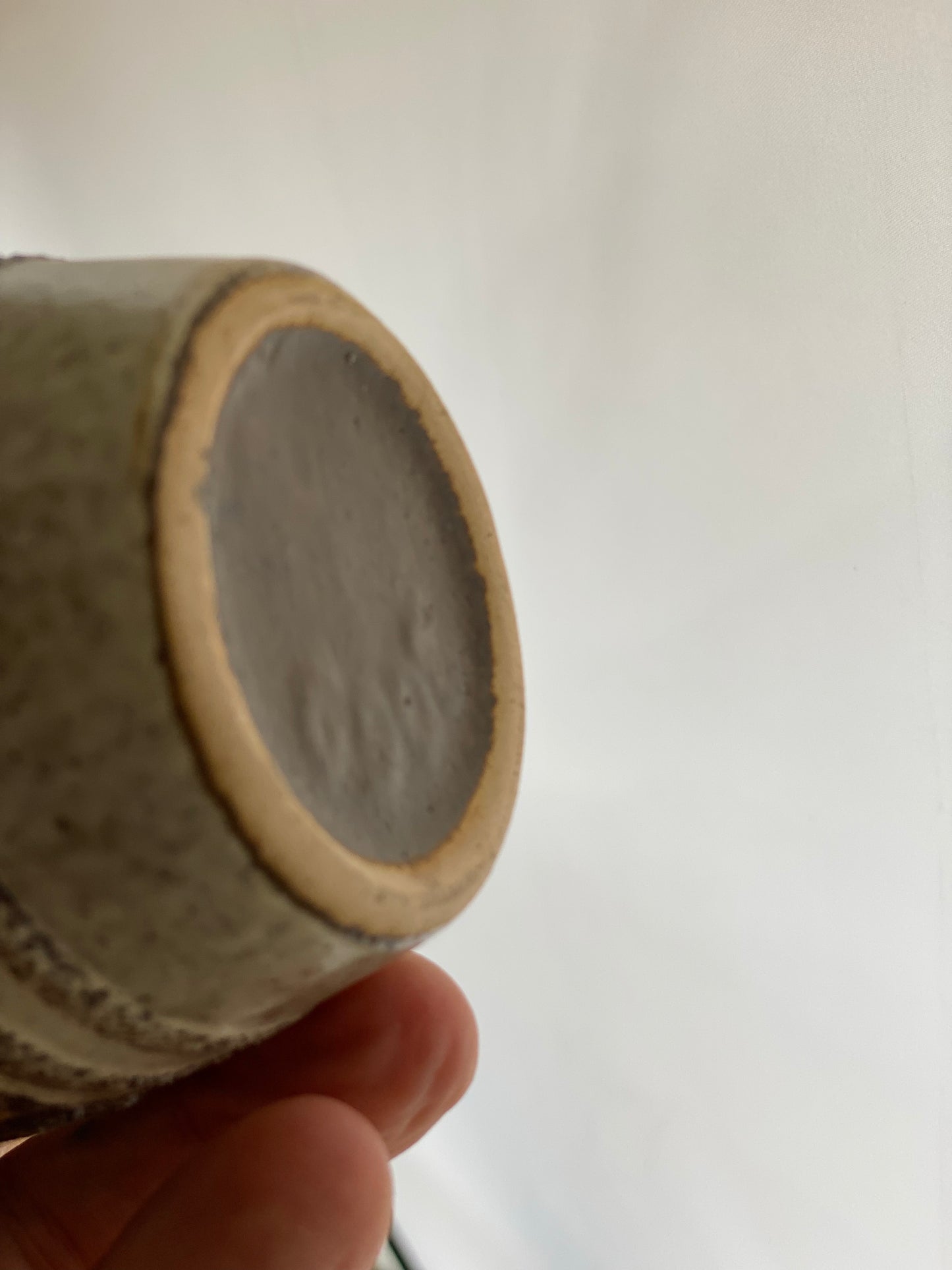 East German Ceramic Vase / Urn with Sgraffito *** -15% discount offer available