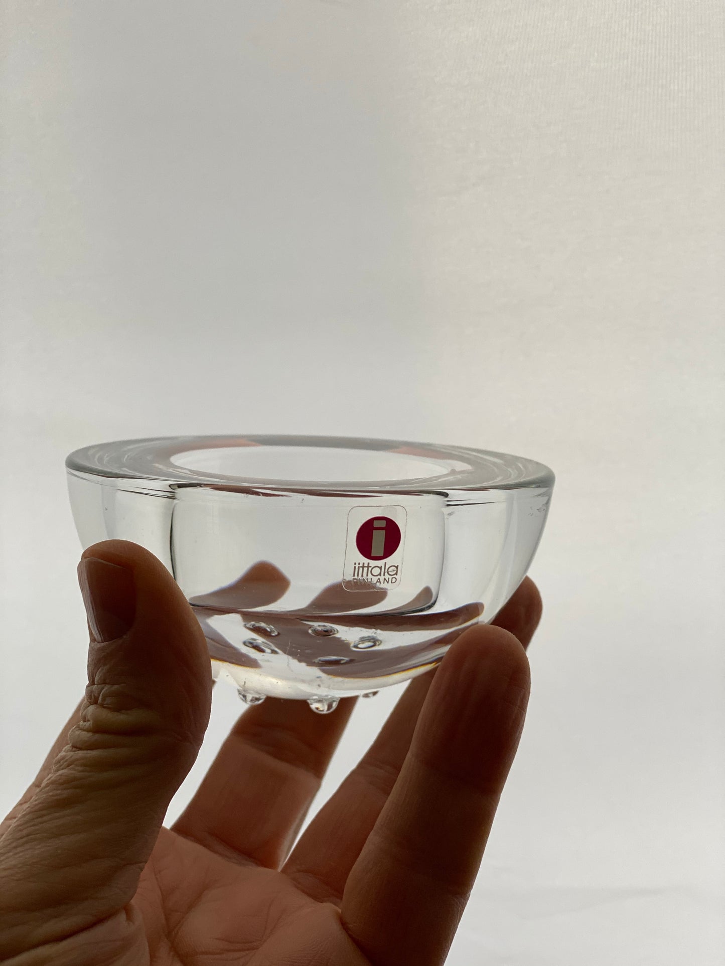 Iittala Finland Ballo glass candle votive Annalenna Hakatie Scandinavian Design