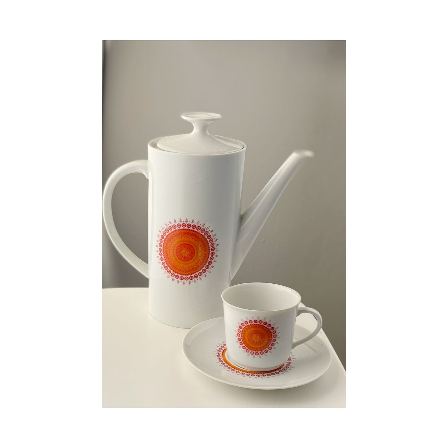 Beautiful 1960s Pop Designed Coffee Set, Winterling Bavaria