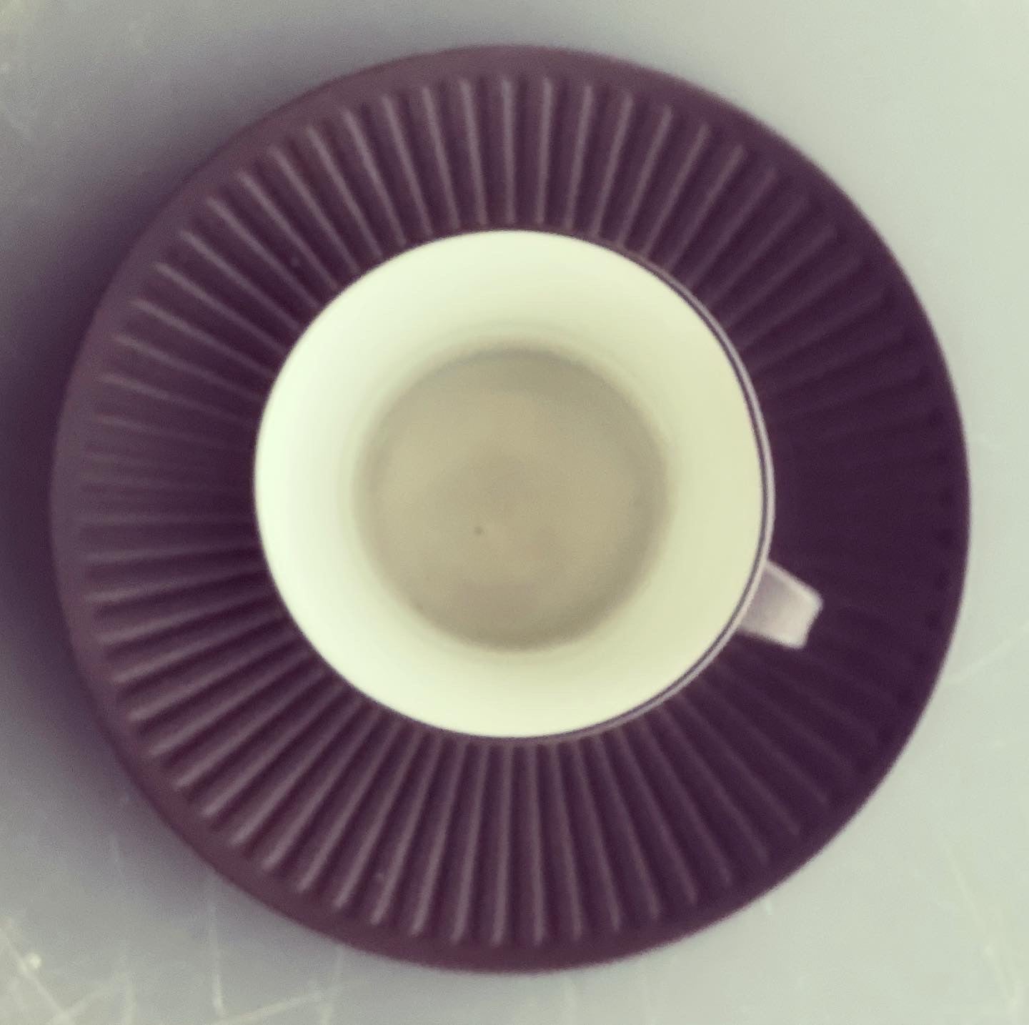 Jens Harald Quistgaard’s ‘Fluted Flamestone’ teacup and saucer.