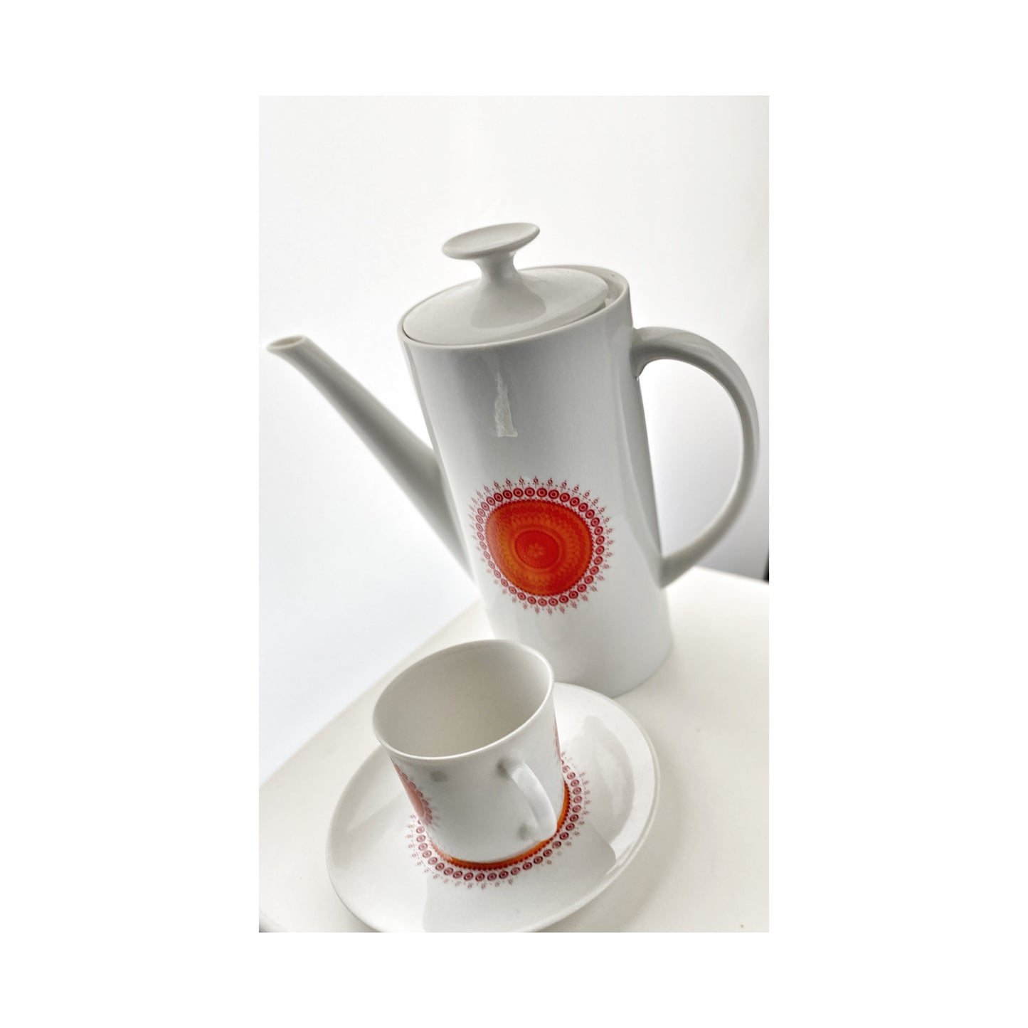 Beautiful 1960s Pop Designed Coffee Set, Winterling Bavaria