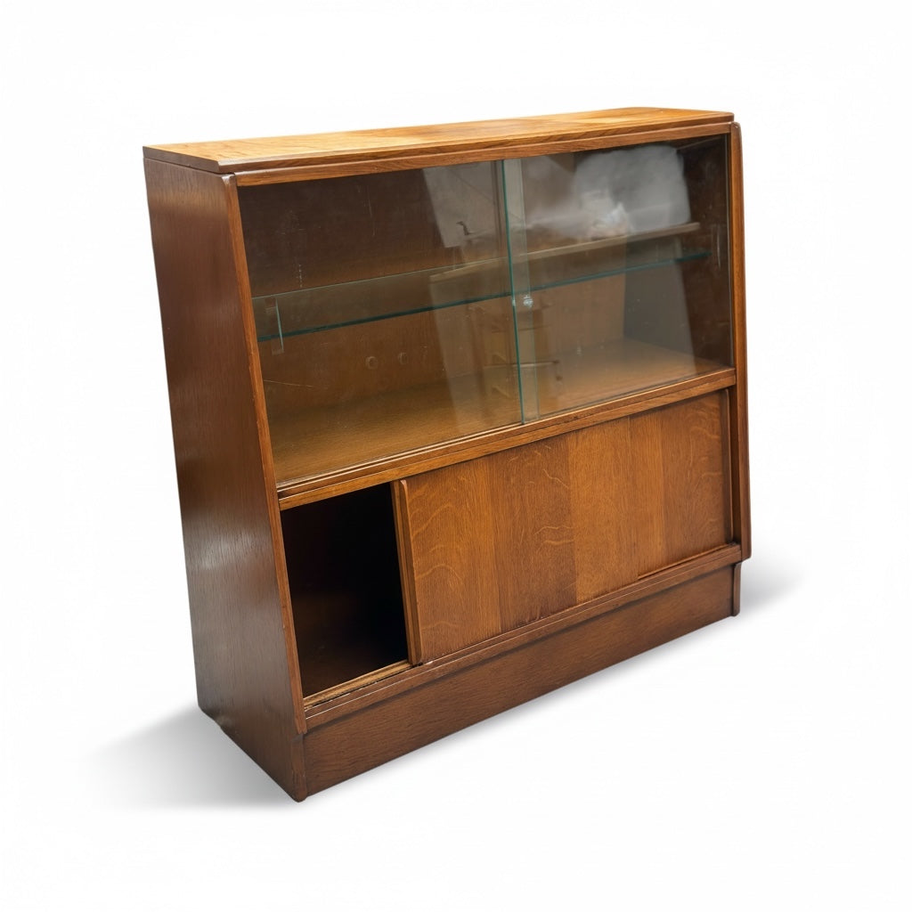 G Plan Oak Display Cabinet British Modernism c.1953–57