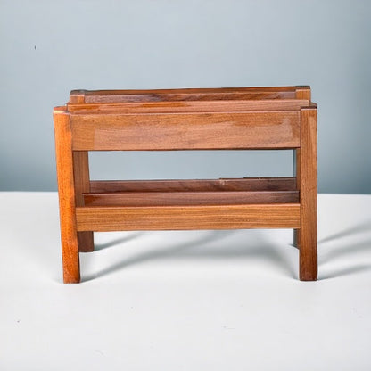 Midcentury Teak Magazine or Album Rack by Fyne Ladye C.1960