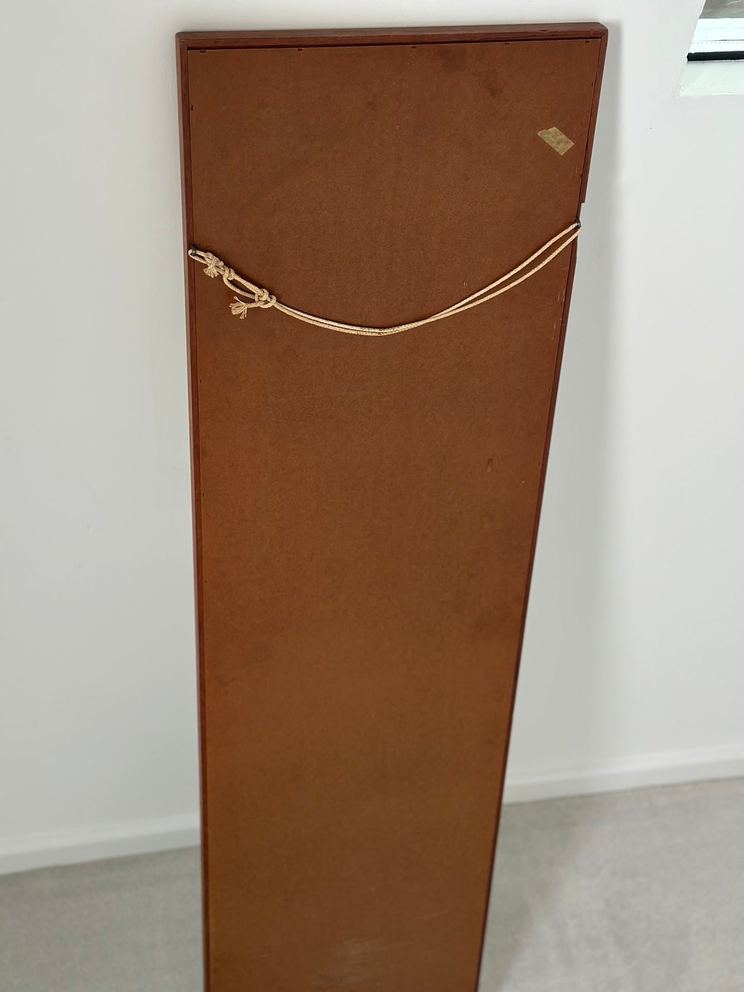 Rowley Design FB/2 Mid-Century Teak Wall Mirror, England c.1960s