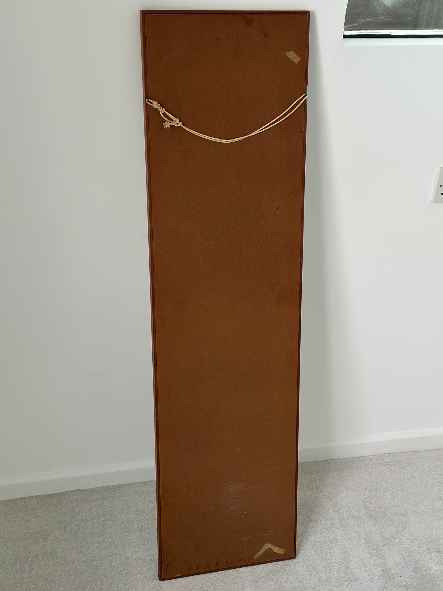 Rowley Design FB/2 Mid-Century Teak Wall Mirror, England c.1960s