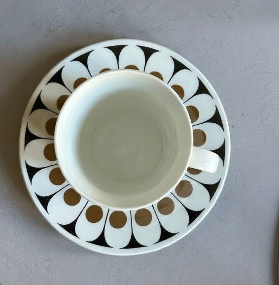 Black Velvet coffee set designed by John Russell for Hostess Tableware UK