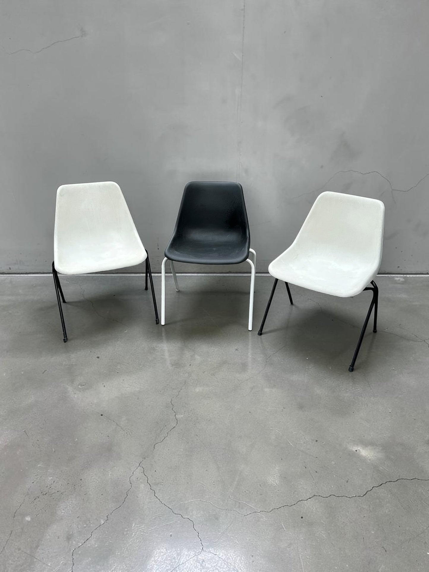 Robin Day Polypropylene Stacking Chairs for Hille, Set of Three, c.1960s–70s