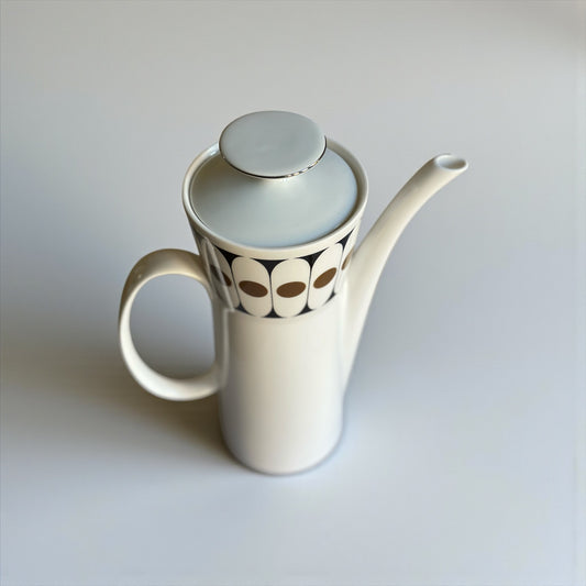 Black Velvet coffee set designed by John Russell for Hostess Tableware UK