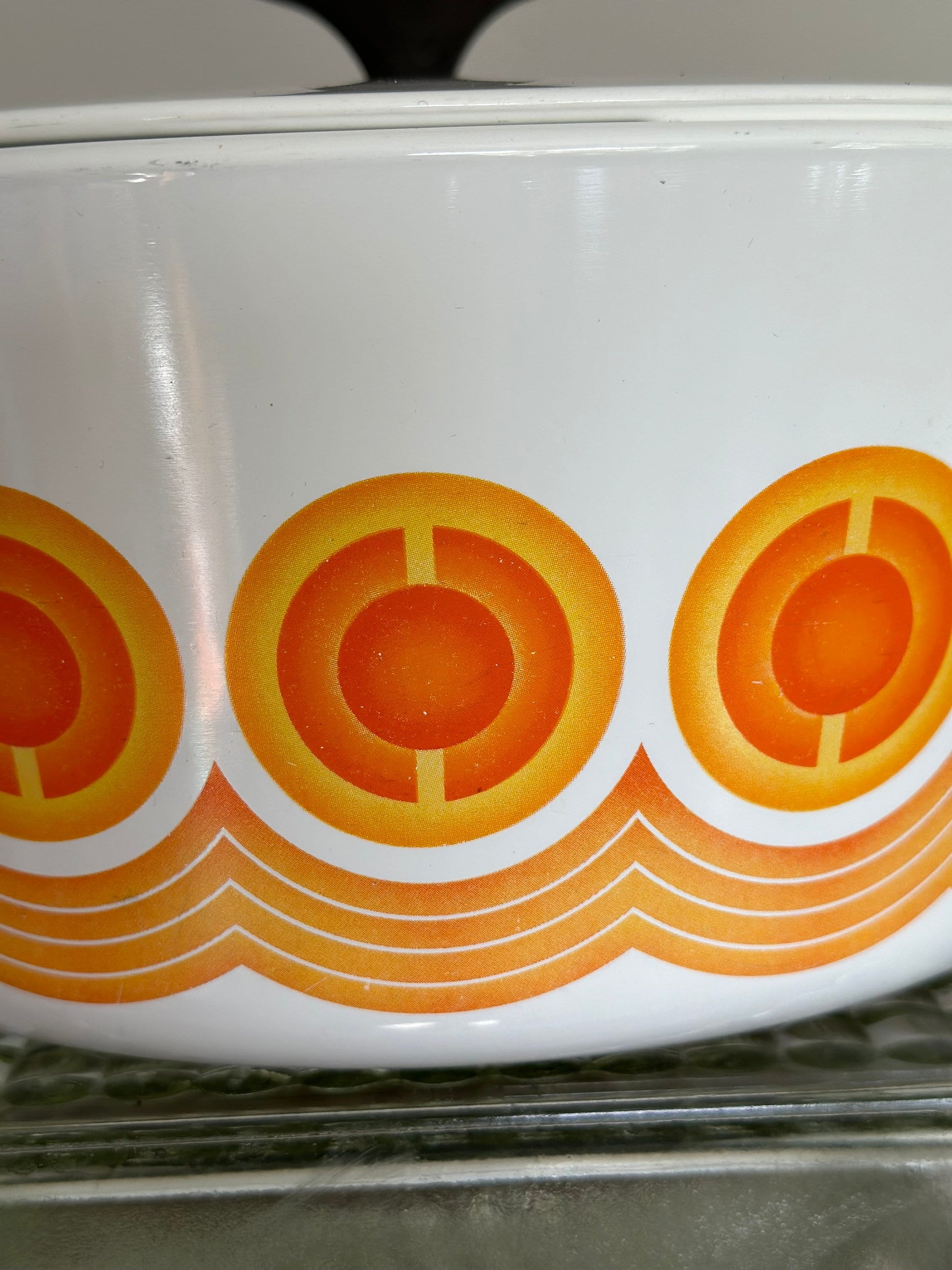 Pyrosil Orange Casserole Dish made in Netherlands