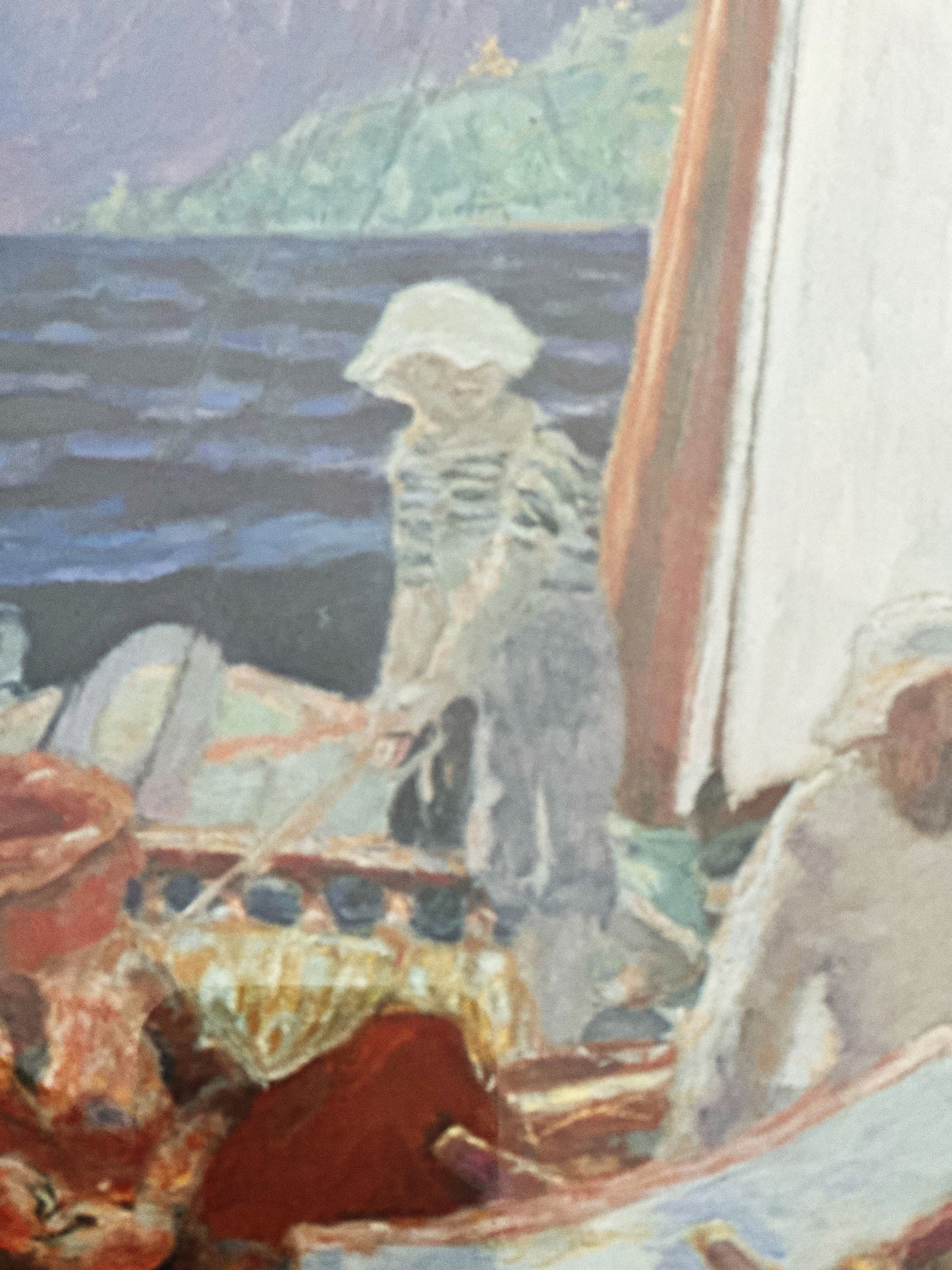 Signac et ses amis dans un voilier (Signac and his friends in a sailboat) by Pierre Bonnard