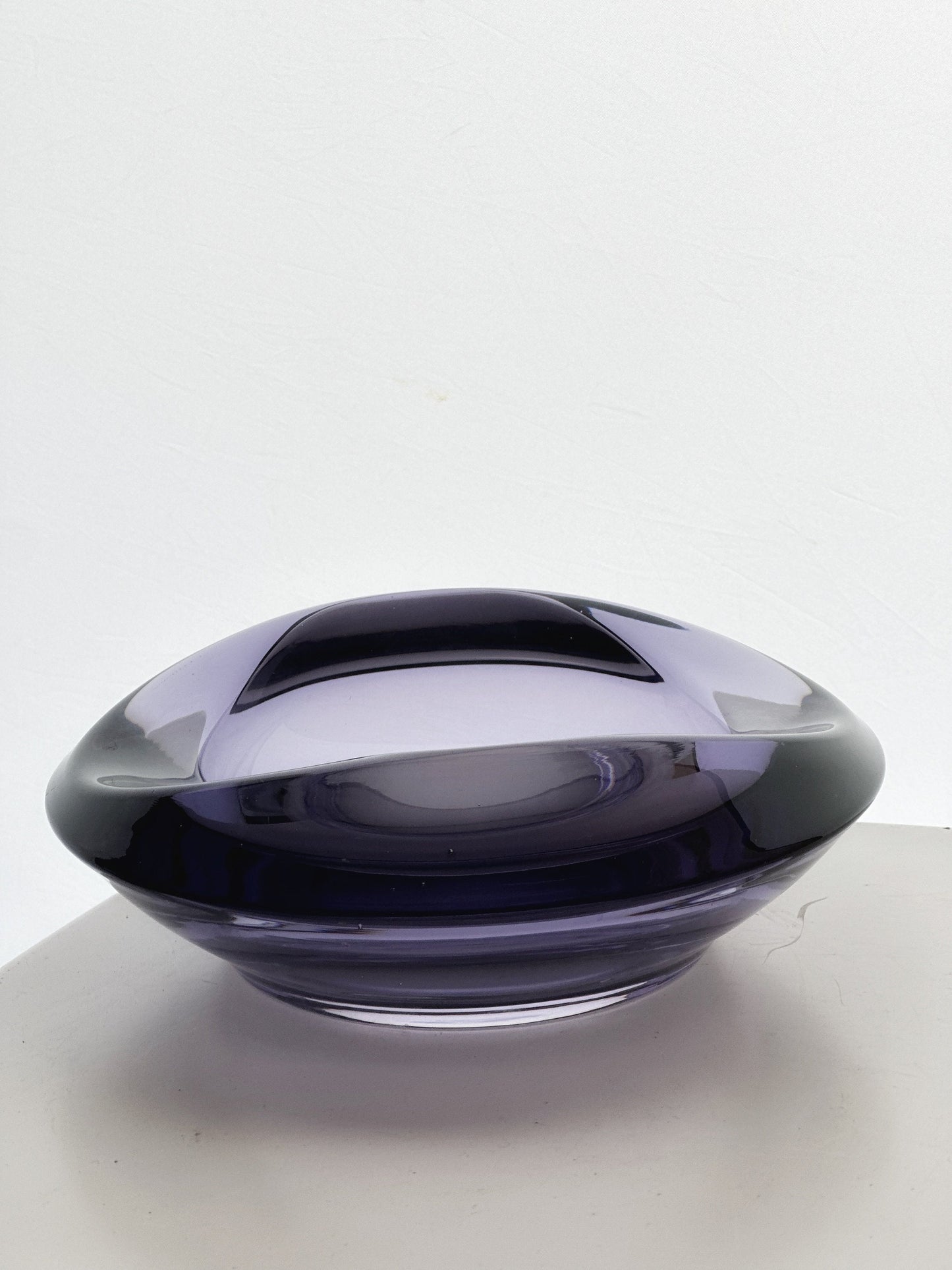 1960s Bowl Rudolf Jurnikl for Rosice Glassworks, Sklo Union