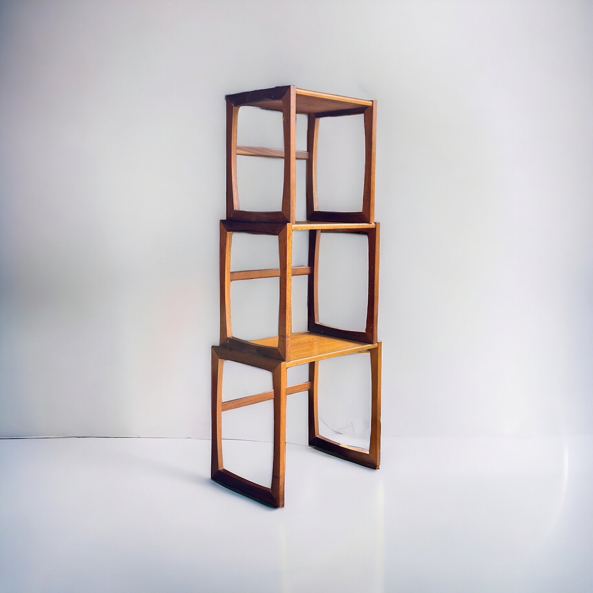 Midcentury G Plan Quadrille Nest of Tables Teak Scandinavian Style