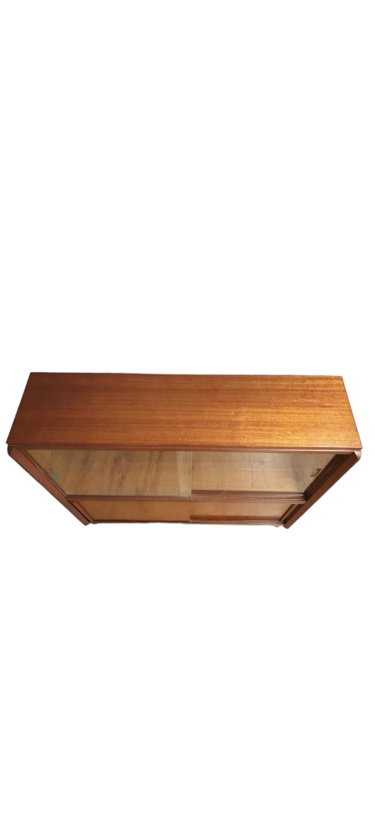 Early GPlan Oak Display Cabinet / Bookcase Brandon Range, c.1953–1957