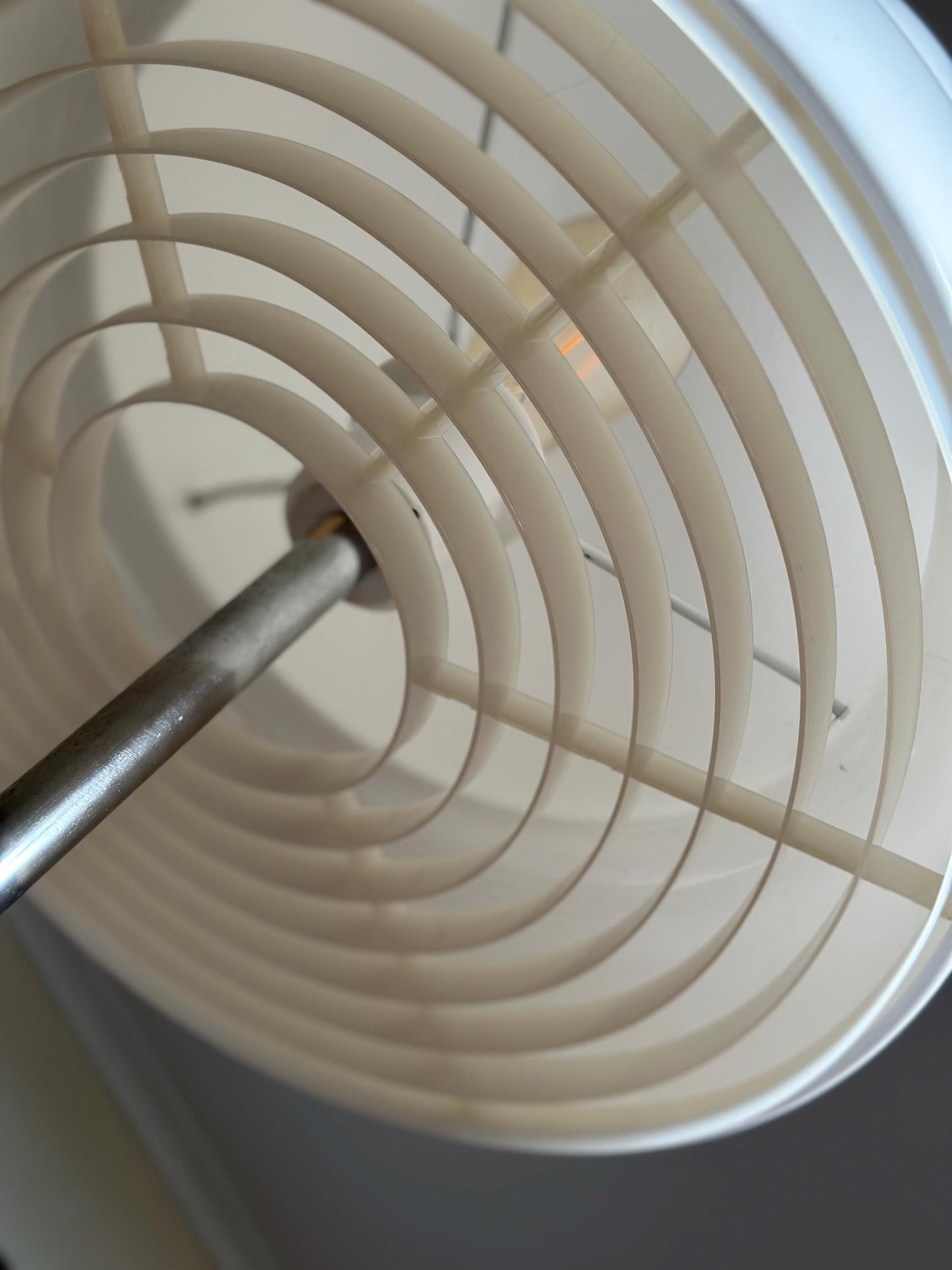 Bergboms B-125 Space Age Mushroom Table Lamp - Cast Iron Base, Sweden 1960s.