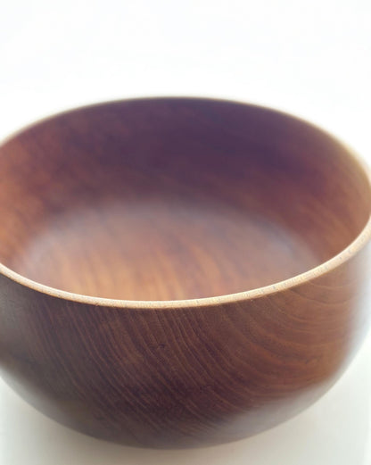 Danish Mid-Century Modern Staved Teak Bowl, a Large Salad or Fruit Bowl from Reducta Design, 1960s