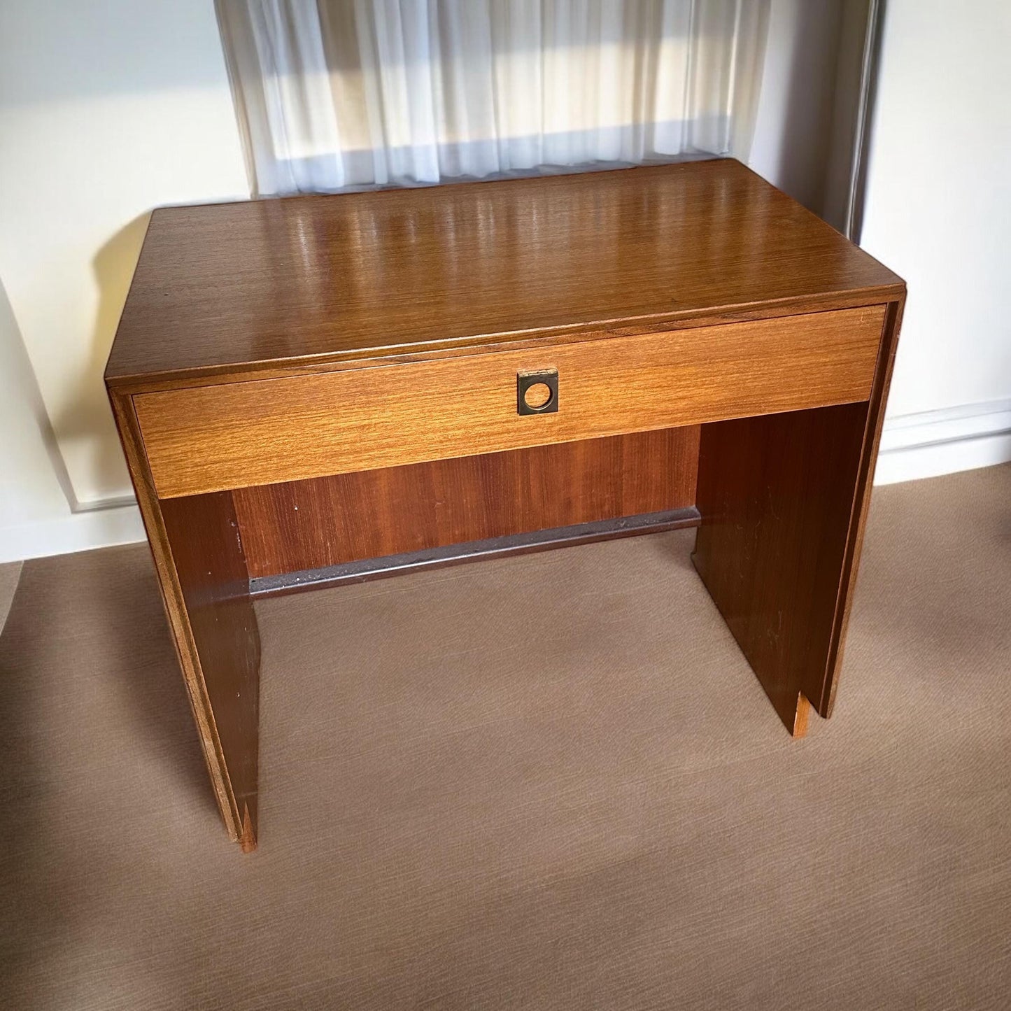 Vintage Mid Century Modern Danish Style GPlan Desk with Drawer