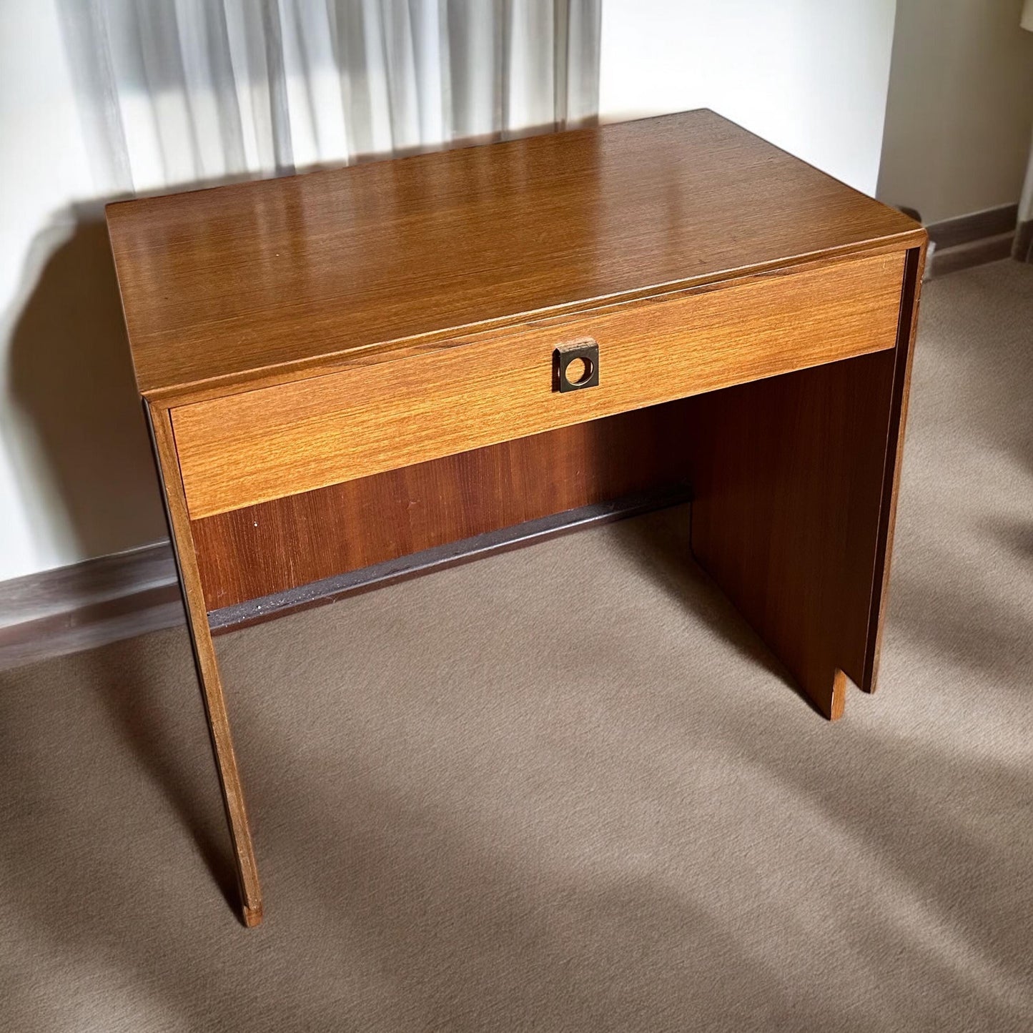 Vintage Mid Century Modern Danish Style GPlan Desk with Drawer