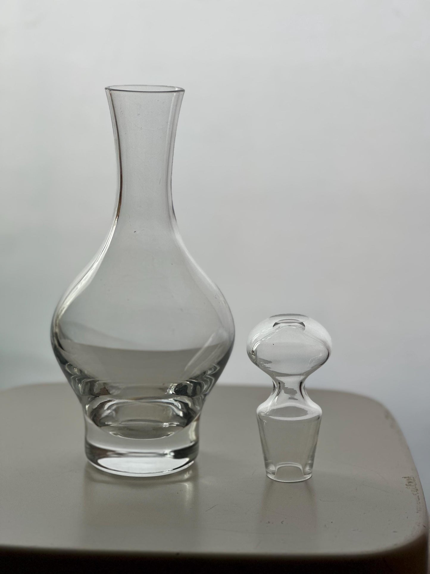 1960s Carafe by Colin Terris, for Caithness Clear Crystal