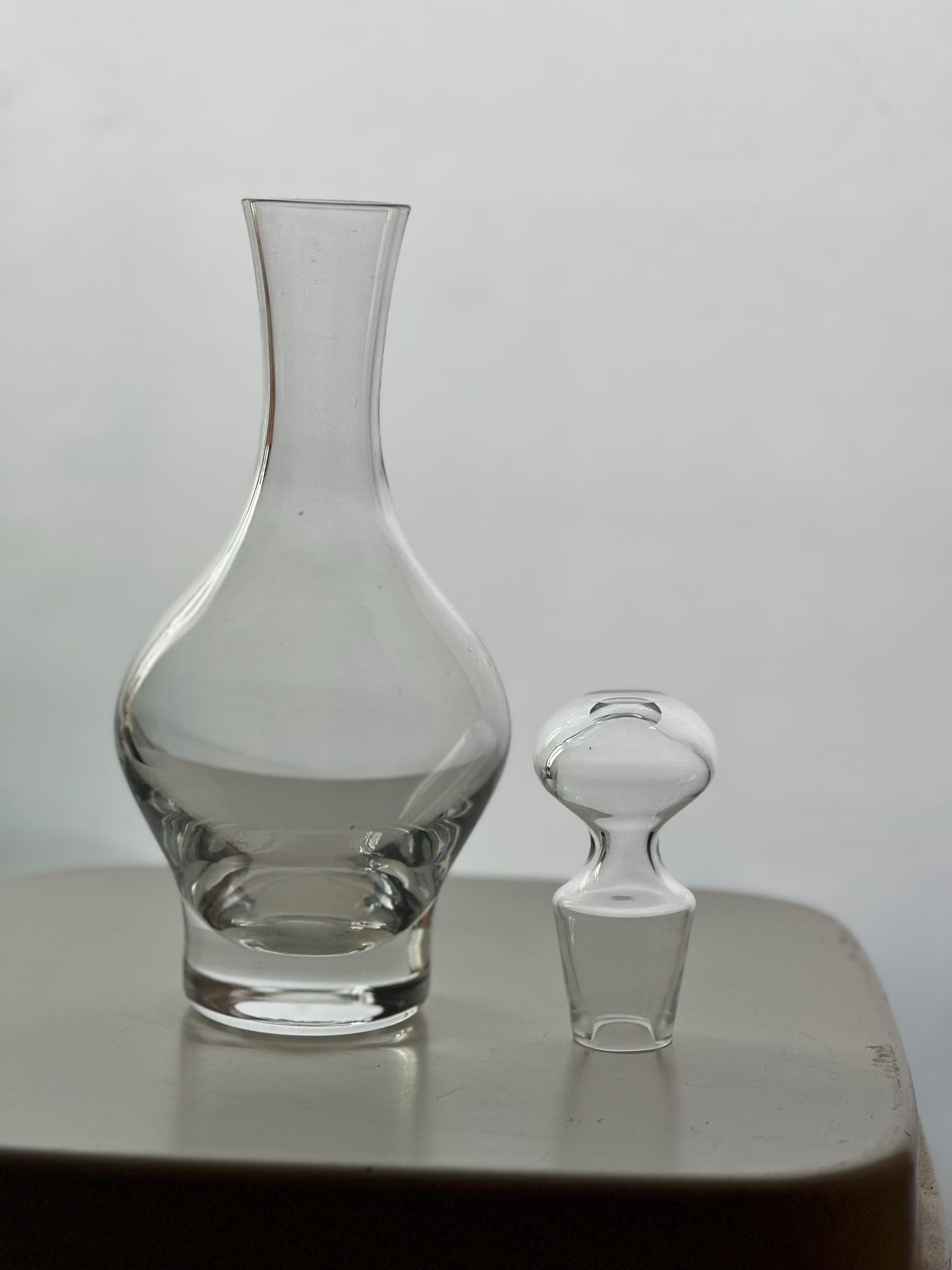 1960s Carafe by Colin Terris, for Caithness Clear Crystal