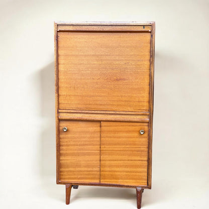 1960s Teak Bureau by Robert Heritage for Beaver & Tapley Compact Danish Style Teak