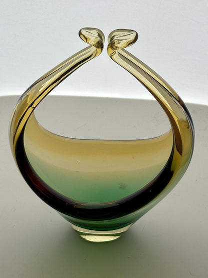 A Murano Italian Art Glass Bowl with Beautiful Colouring.