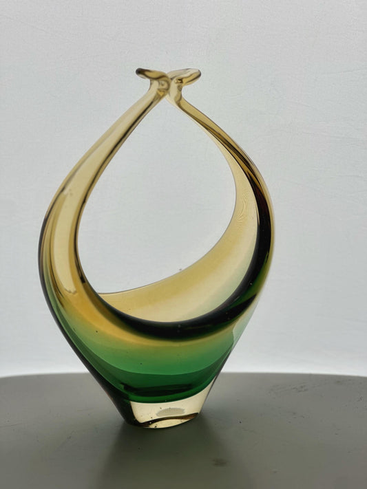 A Murano Italian Art Glass Bowl with Beautiful Colouring.