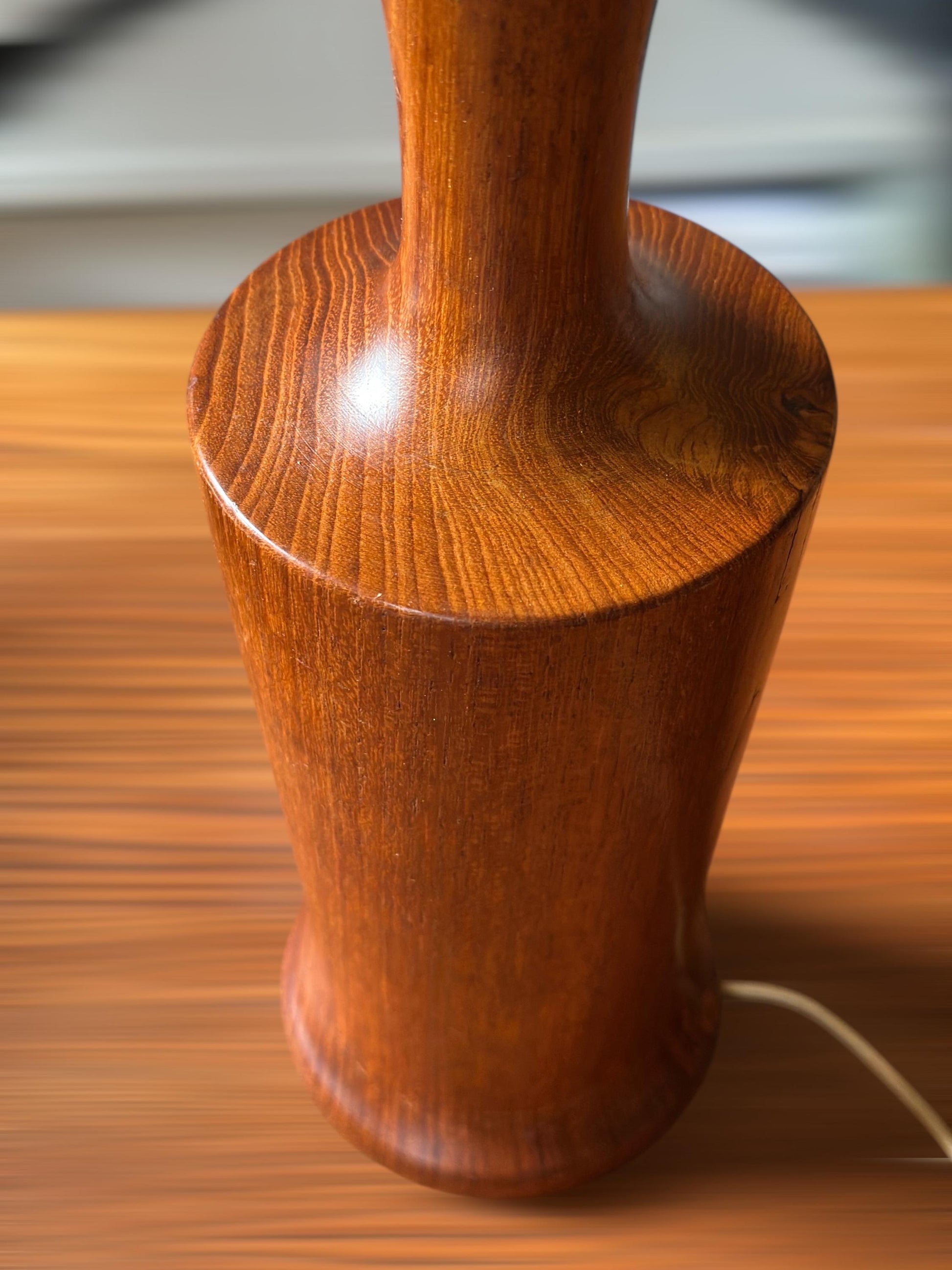 Danish Midcentury Teak Table Lamp