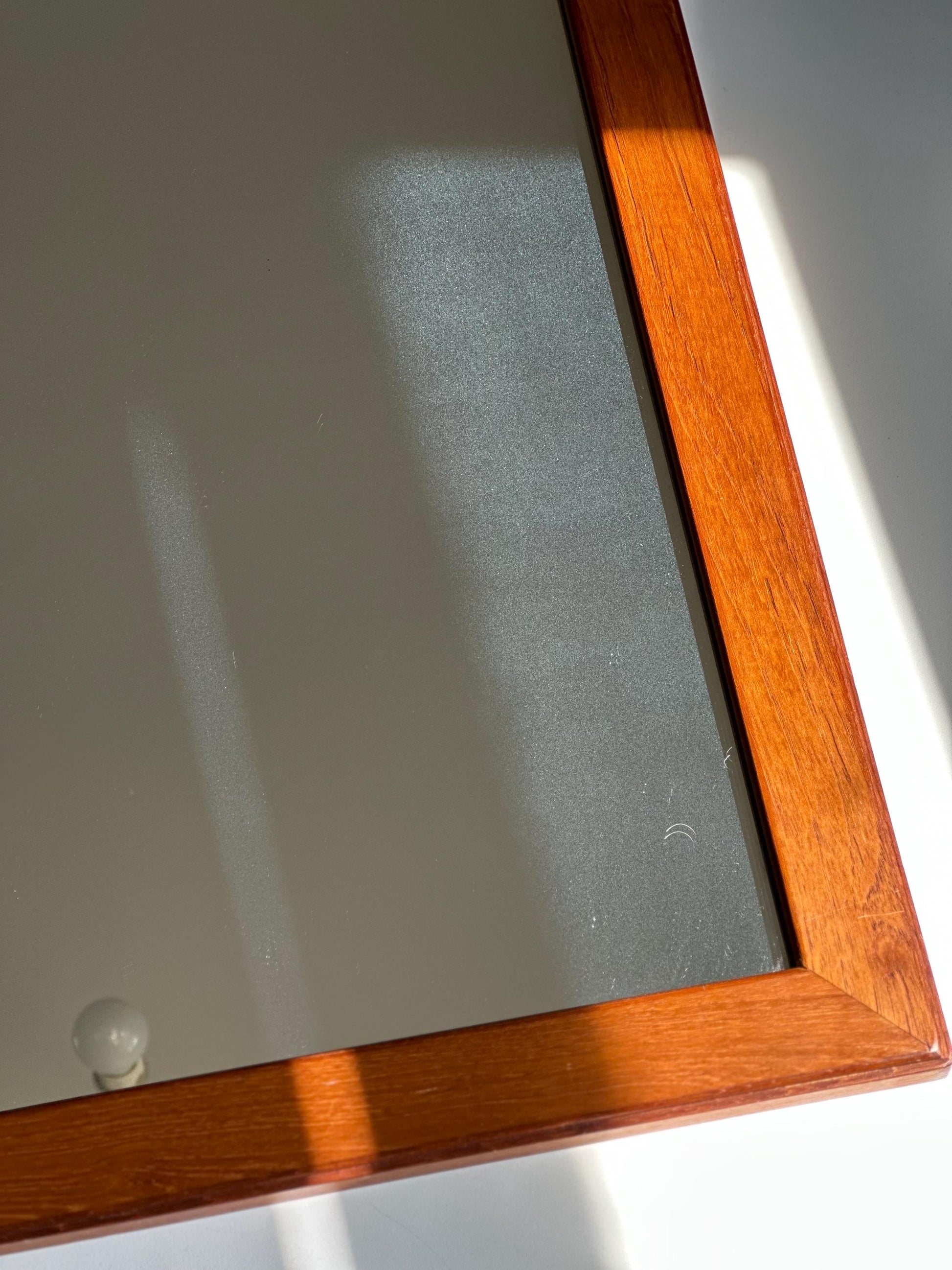 Danish No 368 Mirror In Teak By Aksel Kjersgaard, 1960s Vintage