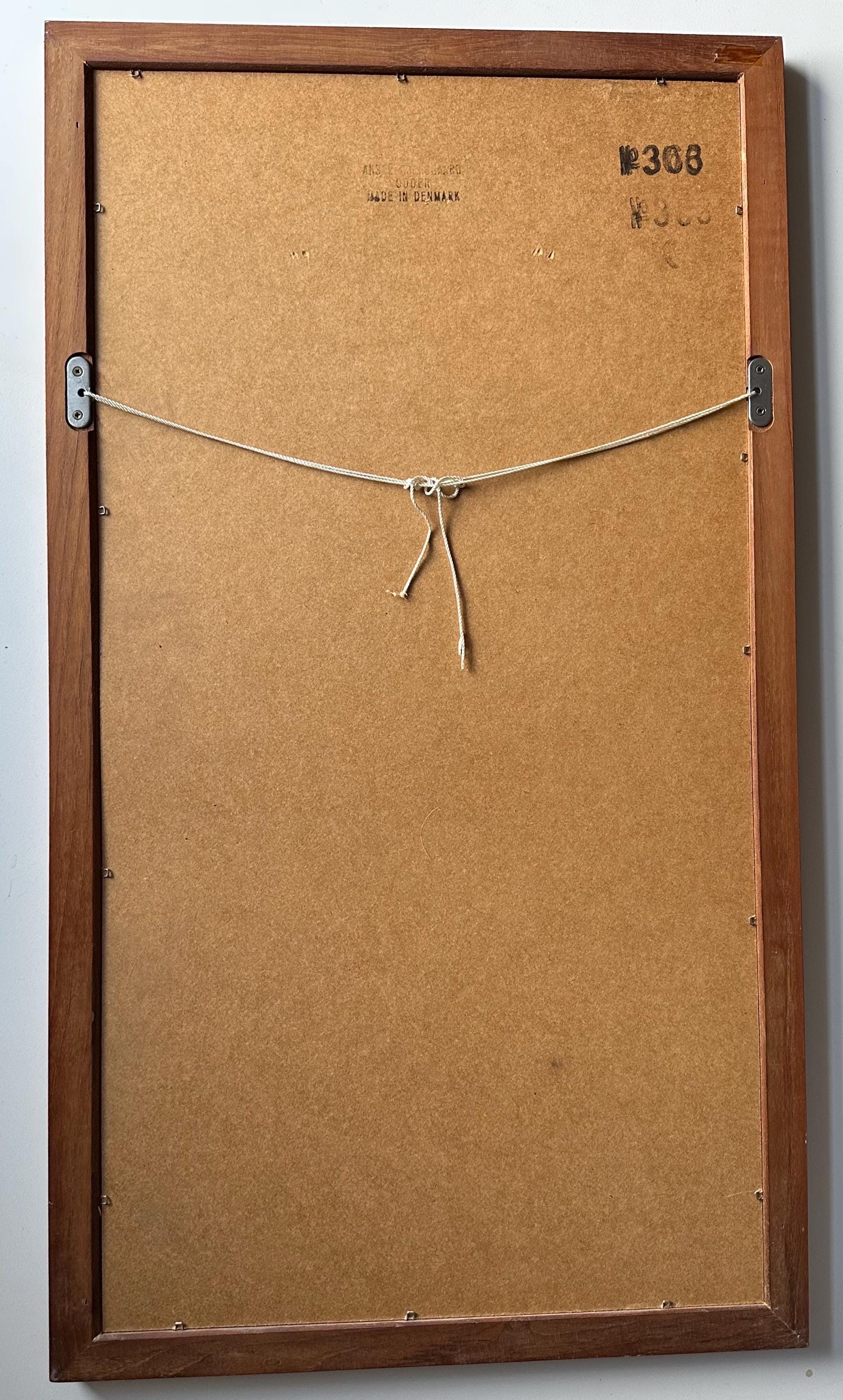 Danish No 368 Mirror In Teak By Aksel Kjersgaard, 1960s Vintage