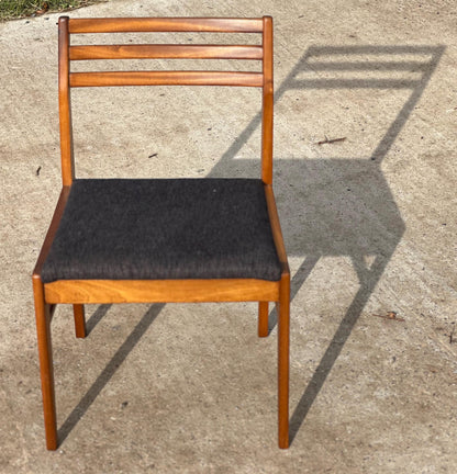 Mid-Century Scandinavian Teak Chair, 1960s — Restored Accent / Desk / Dining Chair