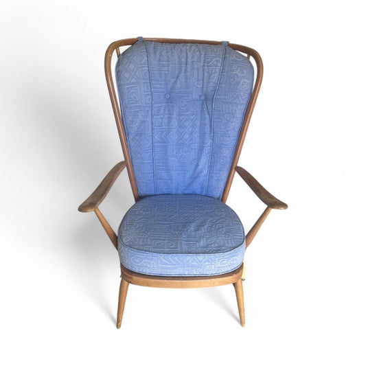 Ercol High Back chair Model Ercol 905.007 Evergreen Series Designer Lucian Ercolani