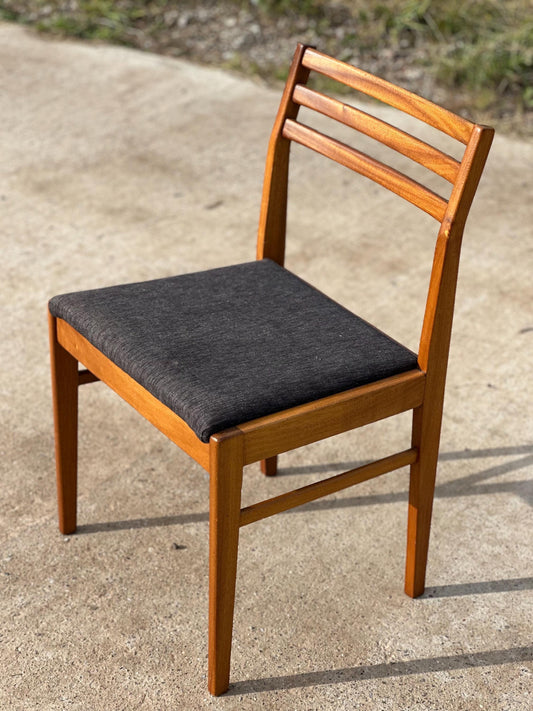 Mid-Century Scandinavian Teak Chair, 1960s — Restored Accent / Desk / Dining Chair
