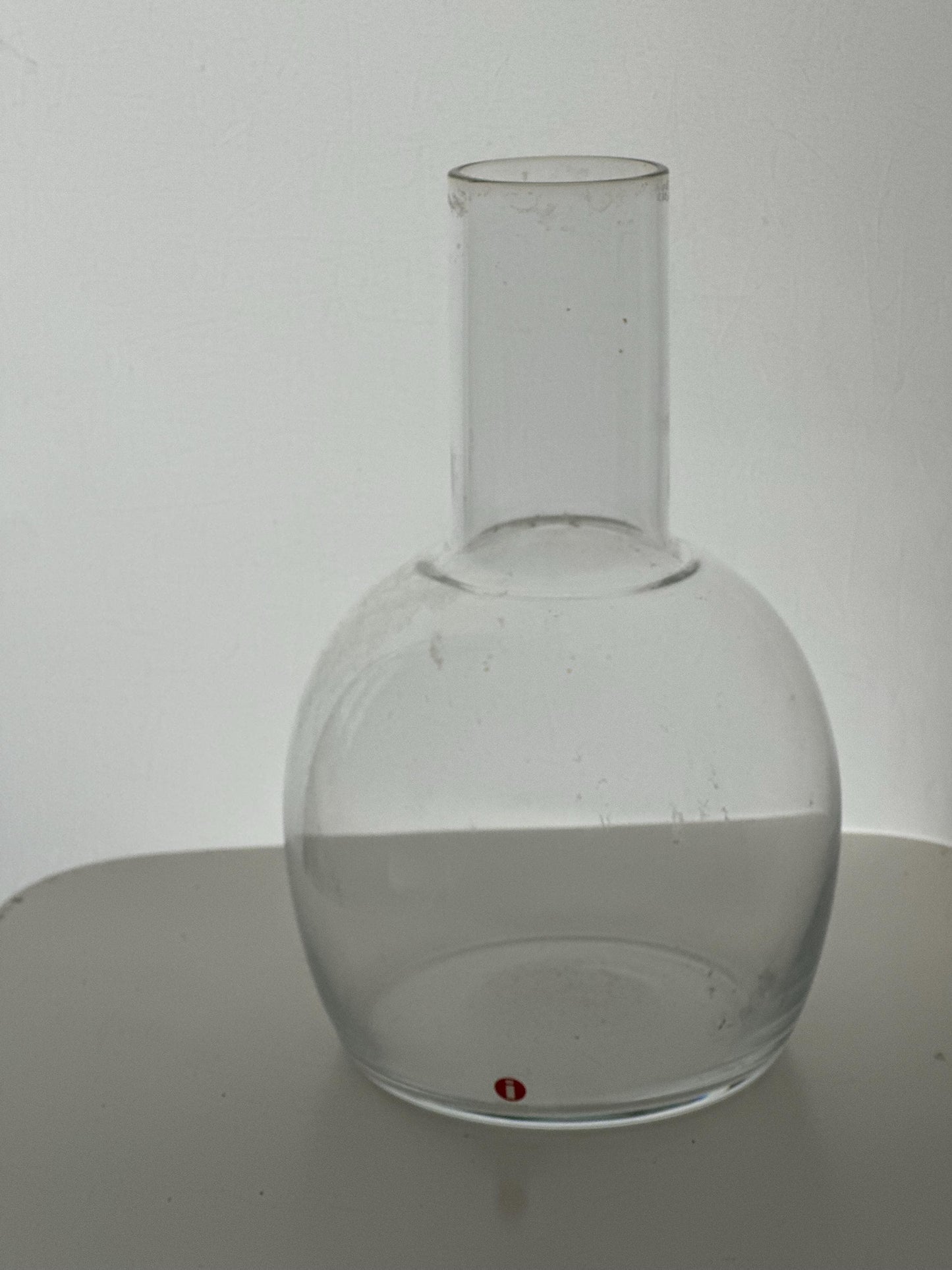 Iittala ‘Mondo’ Carafe by Kerttu Nurminen, Finland — Cap Missing