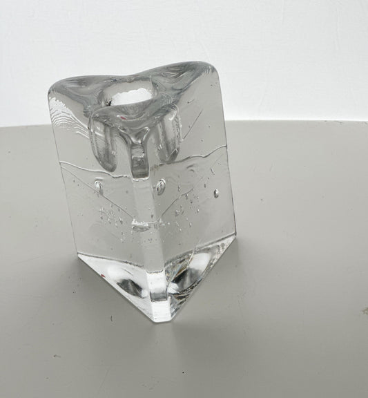 Iittala Arkipelago Crystal Candleholder by Timo Sarpaneva, Finland
