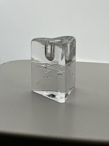 Iittala Arkipelago Crystal Candleholder by Timo Sarpaneva, Finland