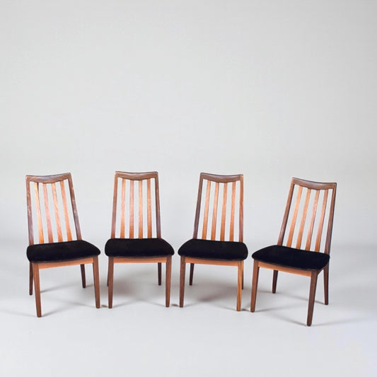 G Plan Fresco Teak Dining Chairs, Set of 4