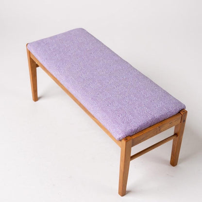 Danish Cedar Bench — attributed to Kurt Østervig for KP Møbler, 1960s With Linwood Upholstery