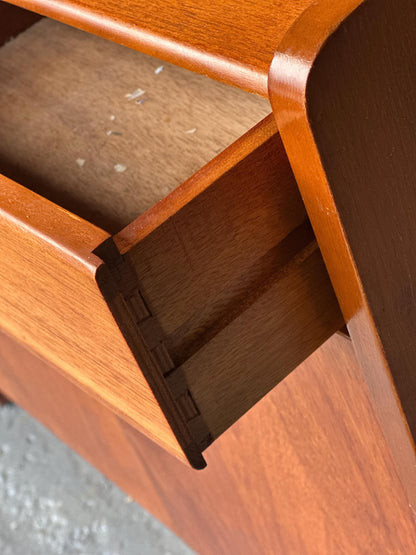 Vintage Mid-Century Teak Bureau Desk by Remploy, c.1970s