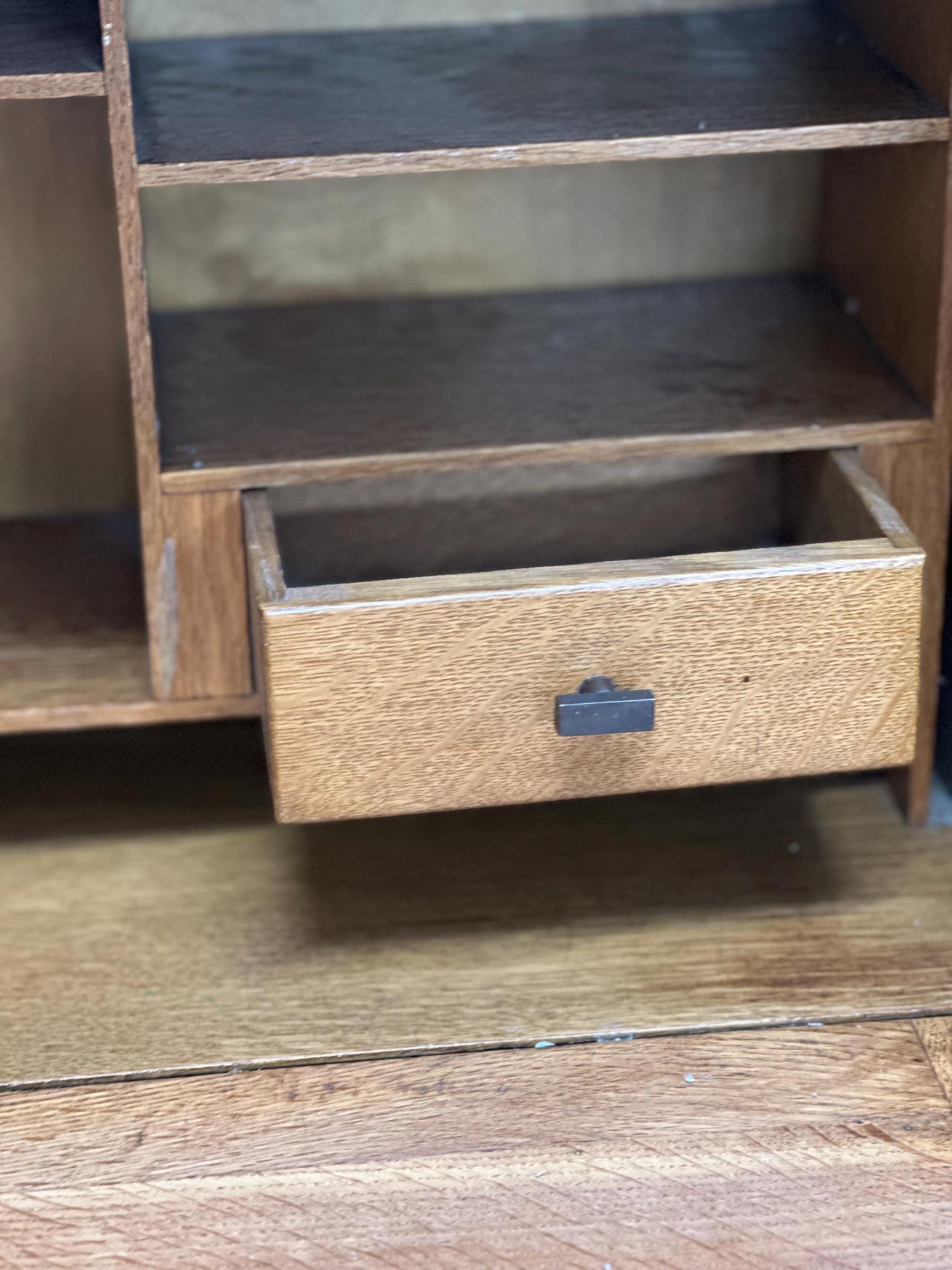 1950s Minty of Oxford Bureau & Bookcase Rare Combination