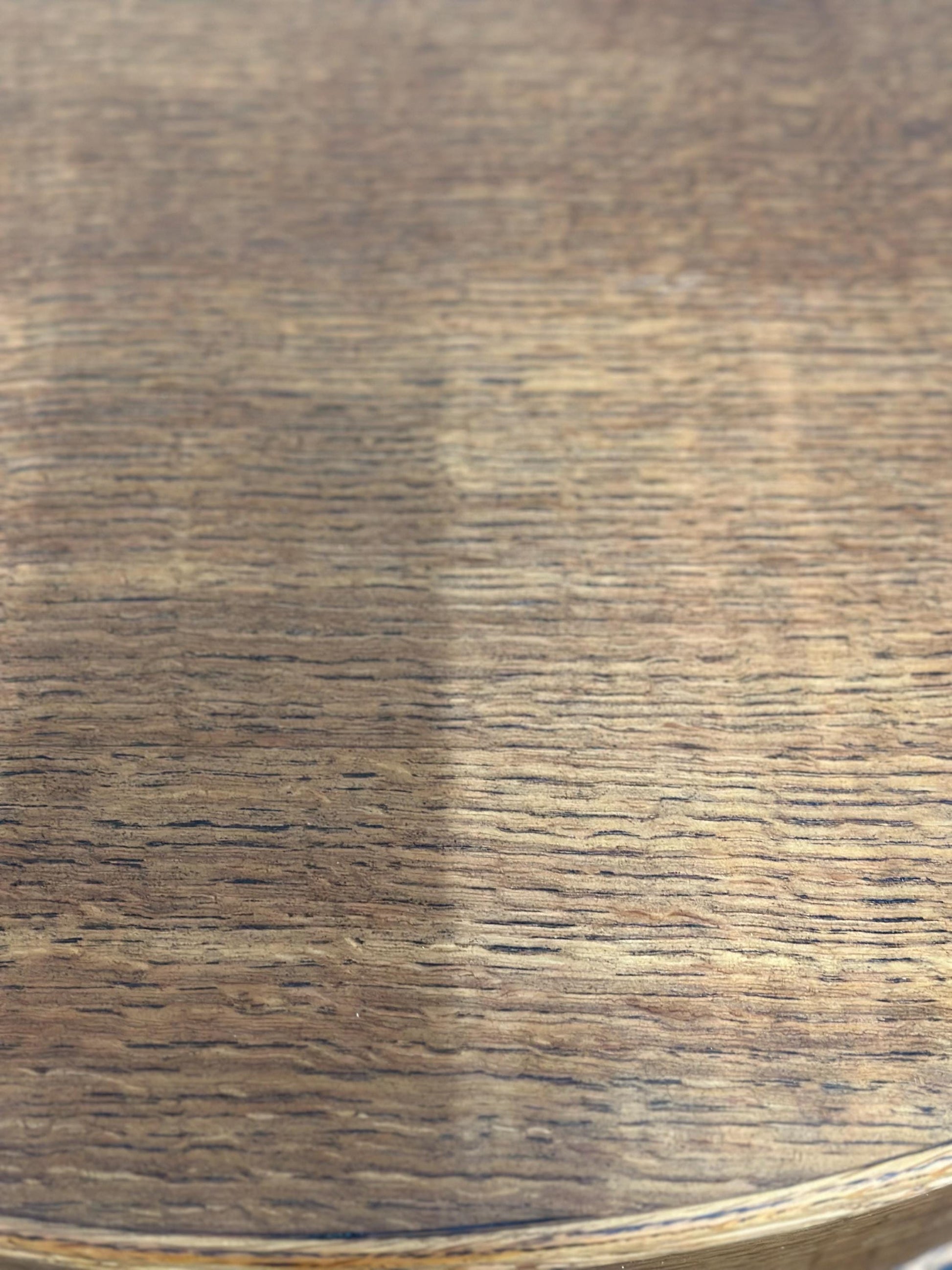 1940s Oak Wall-Mounted Demi-Lune Console with Drawer